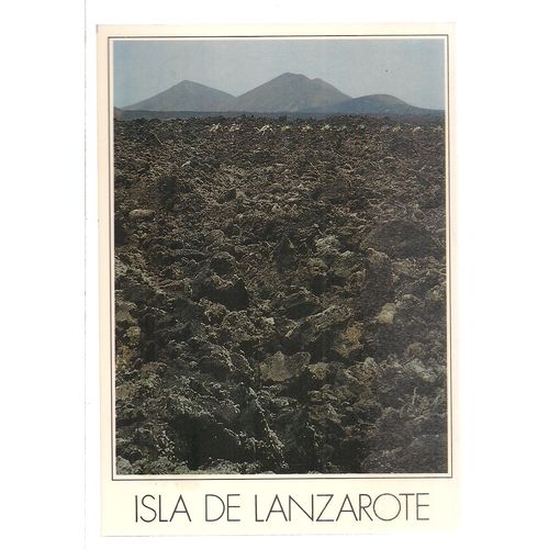 TIMANFAYA, LANZAROTE, ISLAS CANARIA, SPAIN unused postcard #