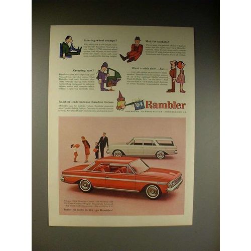 1964 Rambler Classic 770, 770 Cross Country Wagon Ad!