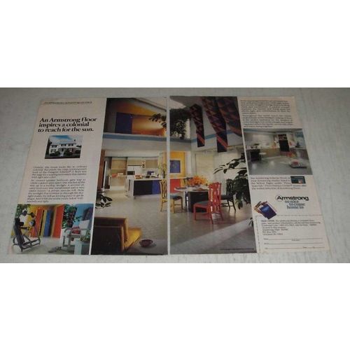 1986 Armstrong Solarian Floors Ad - Inspires a Colonial