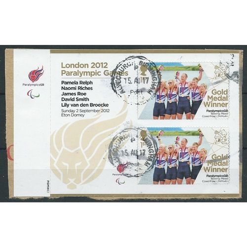 2012 'PARALYMPICS GOLD MEDAL - ROWING MIXED' M/S FINE USED (EBID52-363XL)