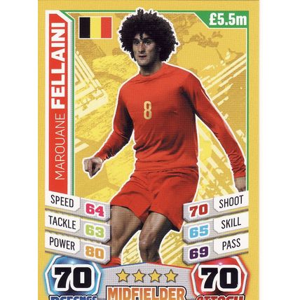 Match Attax World Cup 2014 23 Marouane Fellaini Belgium