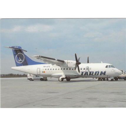 Tarom ATR42 300 Civil Aircraft Postcard (A22001)