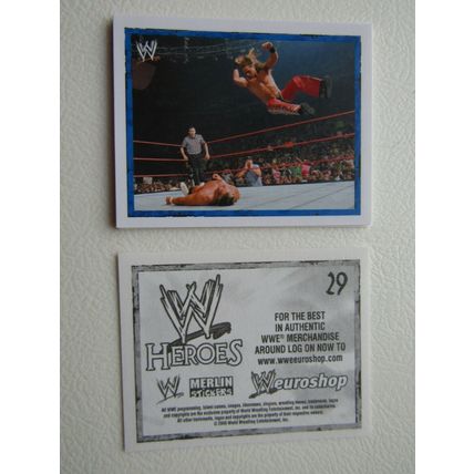 Topps - Merlin 2008 WWE Heroes Wresting Stickers 1-216 & P1-P15 Variants (EB2)