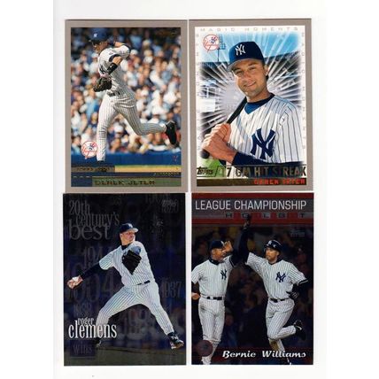 2000 Topps New York Yankees team set with traded - 31 cards- Factory Set Fresh!