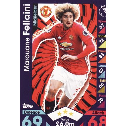 Match Attax 2016/2017 192 Marouane Fellaini Manchester United