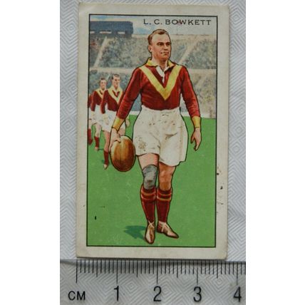 1934 Gallaher's Park Drive Champions No. 22 L. C. Bowkett, rugby league