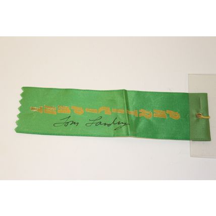 Tom Landry Autograph, Participation ribbon