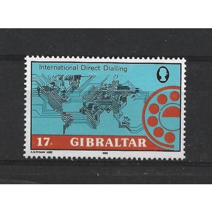 Gibraltar.International Direct Dialling stamp.Mounted Mint.Nov23