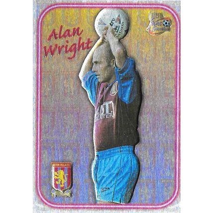 Futera's Aston Villa 1997-98 Fans' Selection: Foil Embossed, SE6 - Wright (Alan)