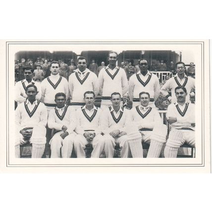 The Nostalgia Postcard 1890's - 1950's - West Indies Team, 1950