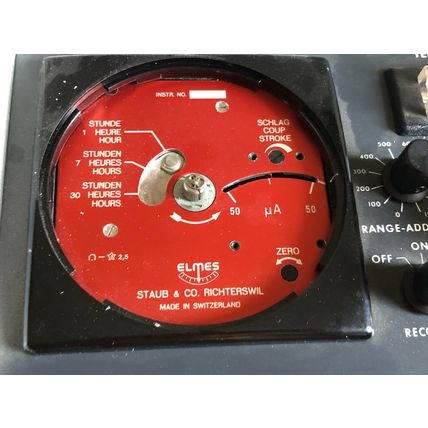 HARREL CR207D TEMPERATURE RECORDER CONTROLLER ELMES STAUB & CO,BK