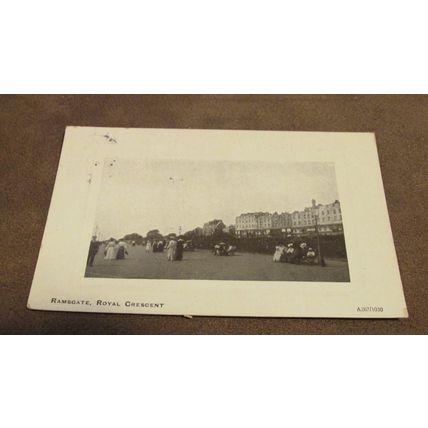 1913 fr Arcadia Postcard - Royal Crescent - Ramsgate, Kent