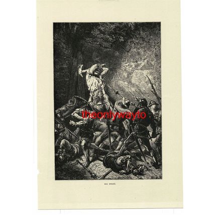 Big Ferre, Longueil,100 Years War, Book Illustration (Print), 1881