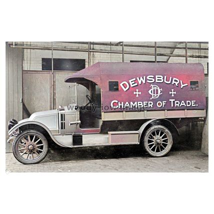 ptc8391 - Yorks' - Vintage Dewsbury's Chamber of Trade Van/Lorry - print 6x4