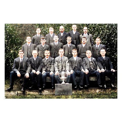 ptc8385 - Yorks' - Dewsbury & District General 1916 Cup Winners - print 6x4