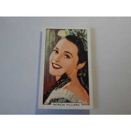 1935 Gallaher Portraits of Famous Stars Card # 30 of 48 P. Hilliard VG (3)