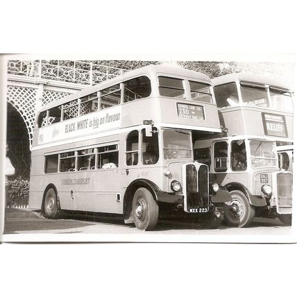 Black & White Photograph of London Transport - MXX 223