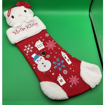 A Very Rare Nice NWOT Sanrio 2009 Hello Kitty Vintage Large Christmas Stocking