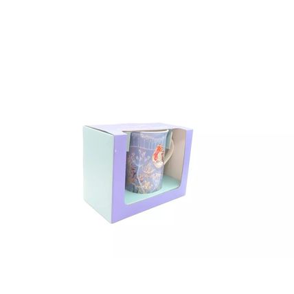 Robin Mug & Coaster Set Boxed Ceramic Gift Tableware Christmas 10.5 CM Drink