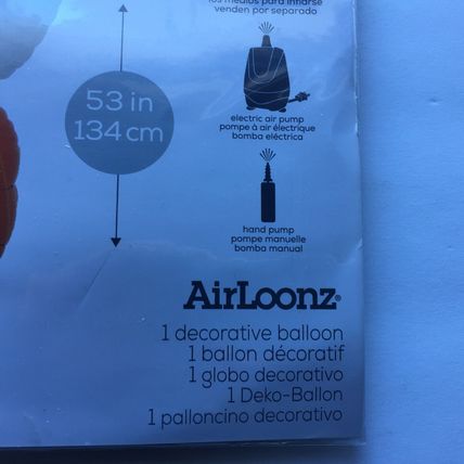 NEW Airloonz Inflatable Halloween Bats Ghosts & Pumpkin Decorative 53'' Balloon