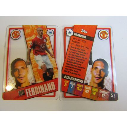 51. Rio Ferdinand - Manchester United - Topps - I-Cards 2006/07 Football Card
