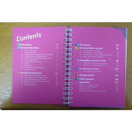 2012 LONDON OLYMPICS MEDIA TRANSPORT GUIDE - RARE