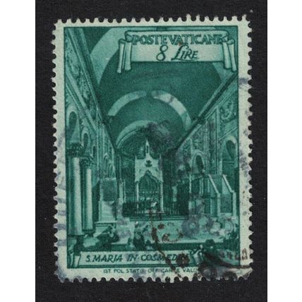 Vatican St Mary in Cosmedin Basilique 1949 Canc SG#142A MI#152A Sc#125a