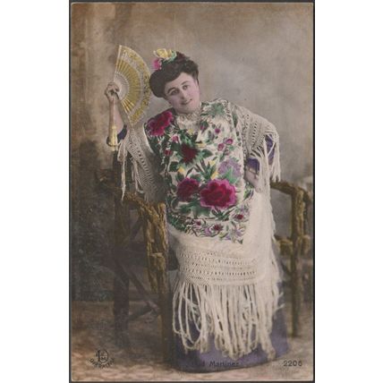 Salud Martinez, c.1900-05 - DJM Photo Tarjeta Postal