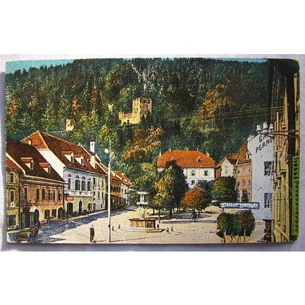 old colour postcard Friesach, Austria