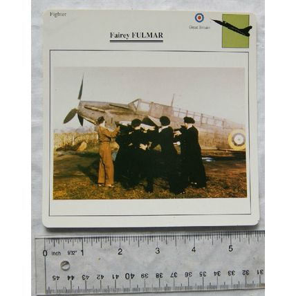 Fairey Fulmar - GB - Fighter - Collectors Club Card
