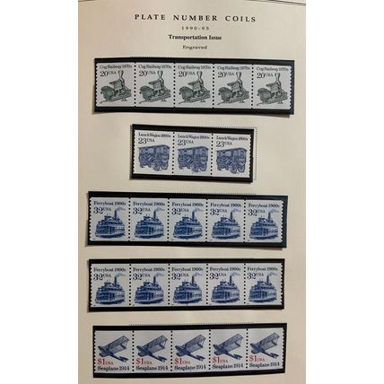 Collection Of Mostly PL# Coils In Album - Face Value $459.00+ - Stuart Katz