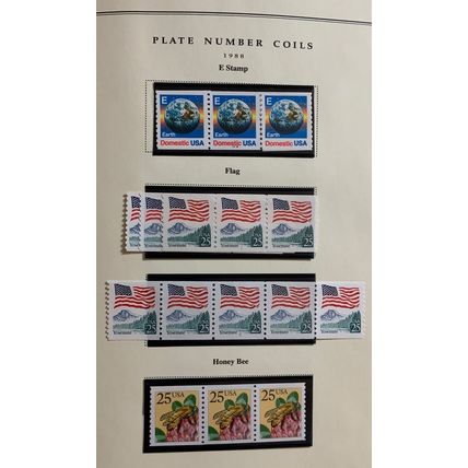 Collection Of Mostly PL# Coils In Album - Face Value $459.00+ - Stuart Katz