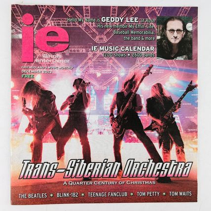 Illinois Entertainer December 2023 Trans-Siberian Orchestra Cover plus Locals