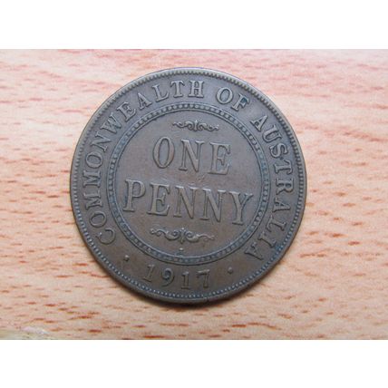 Australia 1917i (Calcutta) 1d Penny Coin