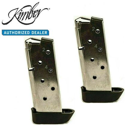 Kimber Micro 9 9mm 7-Round Magazine 1200845A (2-Pack)