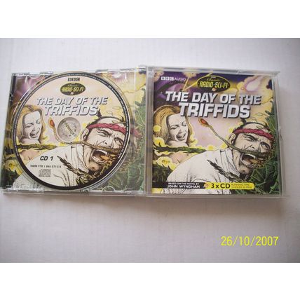 The Day Of The Triffids-John Wyndham 3 CD Audio, Radio Sci-Fi RARE Audio