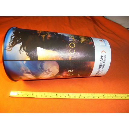 4 DC Comics Movie Theatre COLLECTIBLE CUPS!! $15.00 obo!!