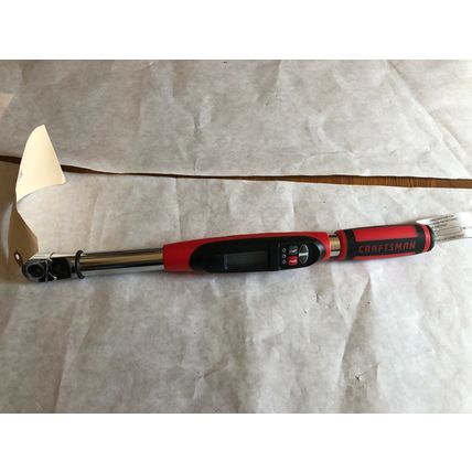 NEW CRAFTSMAN 47711 DIGITAL TORQUE WRENCH 10-100 FT-LBS,BATTERY WRENCH,FF
