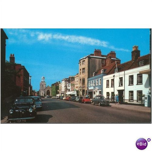 GB Postcard - Main Street, Lymington, Hampshire