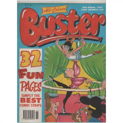 BUSTER all-colour COMIC 20th March 1993