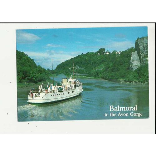 Waverley Excursions MV BALMORAL Avon Gorge Postcard by Whiteholme (8119X)