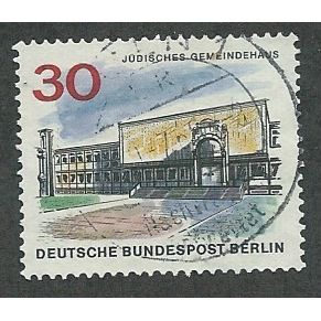 BERLIN -1965 30pf 'NEW BERLIN - JEWISH COMMUNITY CENTRE' FINE USED (EBID49-591)
