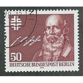 BERLIN -1978 50pf 'F.L JAHN' FINE USED (EBID49-653)