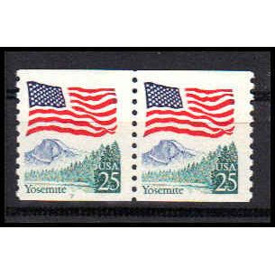 2280a 25c U.S. Flag Fine MDG CNP Left 7 PA1038