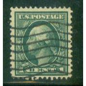 Used 405 1c George Washington Fine A08347
