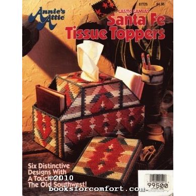 Plastic Canvas Santa Fe Tissue Toppers 87T25