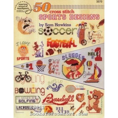 50 Cross Stitch Sports Designs 3570