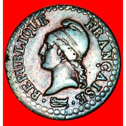Ⰶ I REPUBLIC (1792-1804): FRANCE ★ 1 CENTIME 6 (1797) A! ★LOW START★NO RESERVE