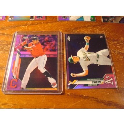 2020 Topps Chrome, 6-Cards, Pink Refractors, w/Rc's, RIOS/CEASE, ++