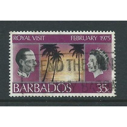 barbados stamps royal visit sg508 sg508 used 1975